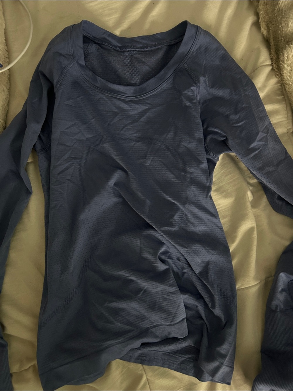 lululemon athletica Long Sleeve Top in Slate Blue